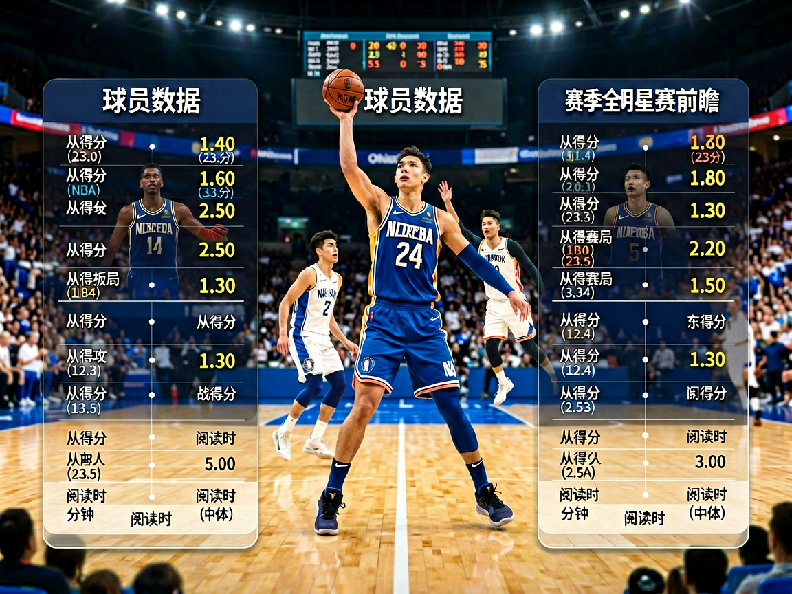 球员数据统计图表展示运动员赛季表现分析